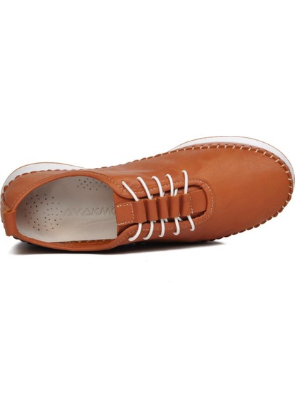 24077 Taba Hakiki Deri Kadın Günlük Ayakkabı fırsatları