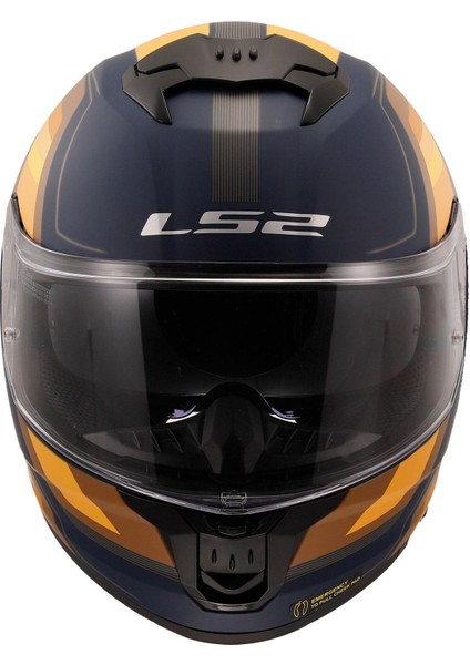 Stream 2 Vıntage Mat Navy Mavi-Turuncu-Kahverengi Kask fiyatları