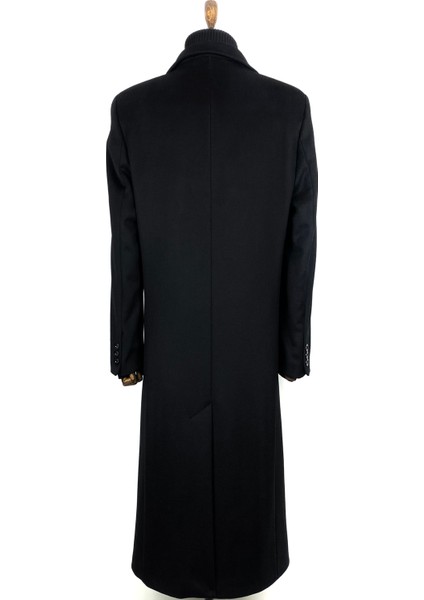 1080 Model Erkek Spesiyal Siyah Ceket Yaka Uzun Palto indirimleri