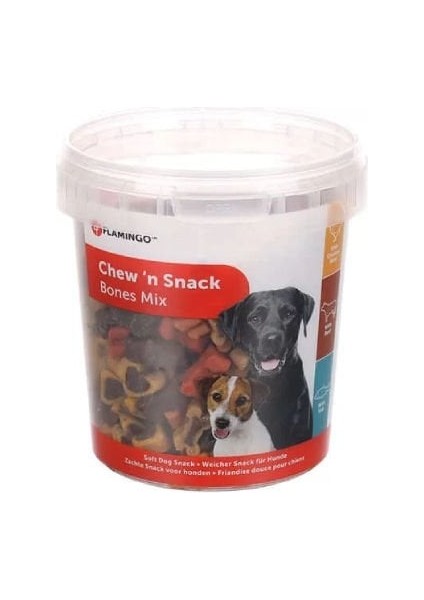 Chewn Bones Mix Kuzulu Sığırlı ve Balıklı Köpek Bisküvisi 500 gr - 241-2010041