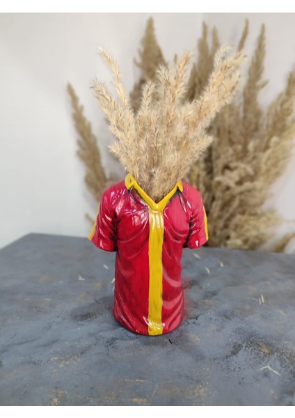 Taraftar Forma Galatasaray Polyester Obje (Minimal Vazo )