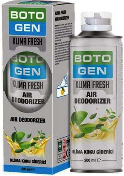 Klima Koku Giderici Temizleyici Klima Fresh Koku Bombası (Limon Aromalı - 200ML)