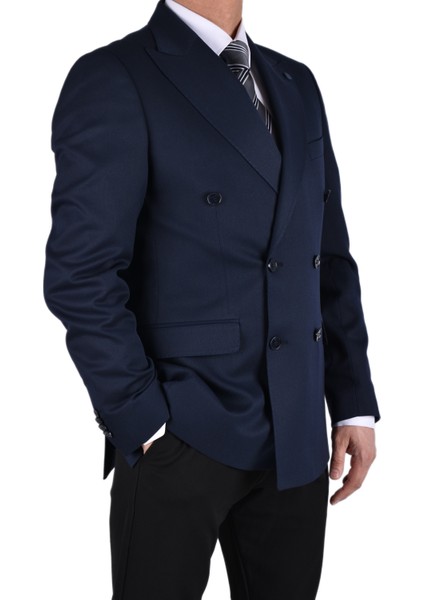 Crt-31 Kruvaze Ceket/lacivert/48 fırsatları