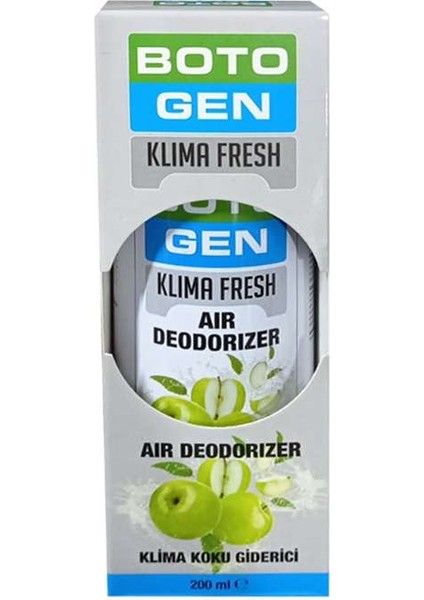 Klima Koku Giderici Temizleyici Klima Fresh Koku Bombası (Elma Aromalı - 200ML)