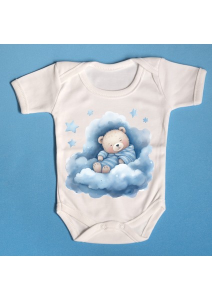 Organik Bebek Zıbını Ayıcıklı Tasarım 006