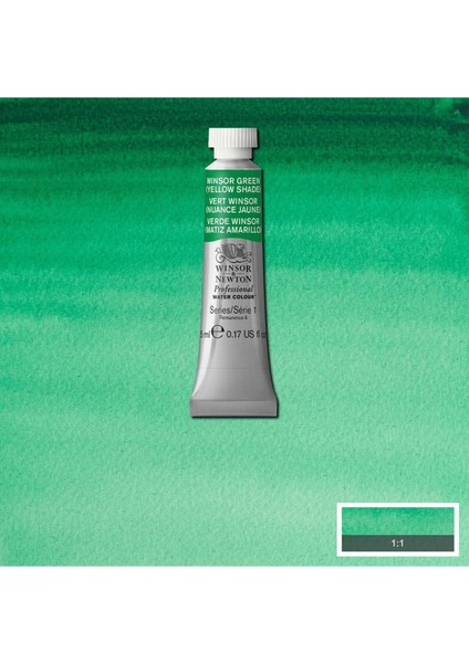 Professional Sulu Boya 5ml Winsor Green (Yellow S) 721 S.1 modelleri