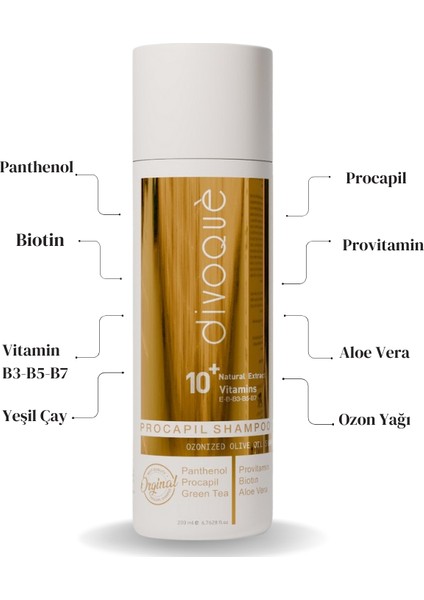 Procapil Şampuan 200 ml ( Luxury Shampoo )