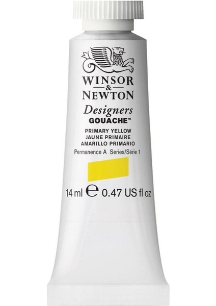 Winsor & Newton Designers Guaj Boya 14ML Primary Yellow 527 S.1