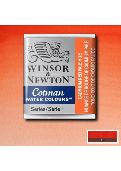 Sulu Boya Yarım Tablet Cadmium Red Pale Hue 103 modelleri