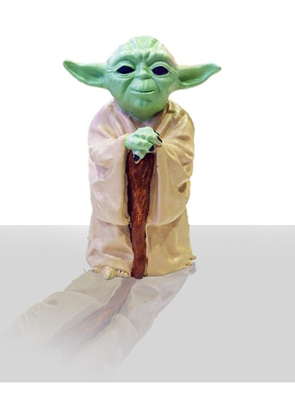 Master Yoda Mandalorian 8 cm Heykel Büst 12K Detaylı Reçine (Plastik Değildir)