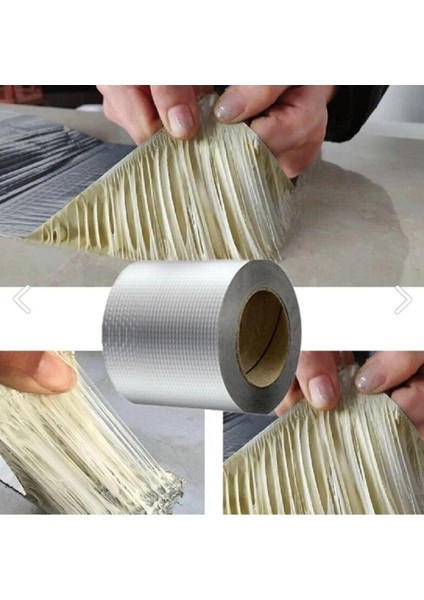 Çatı Izolasyon Ses Su Yalıtım Tamir Bandı Çamur Bant 5 cm x 2 Metre