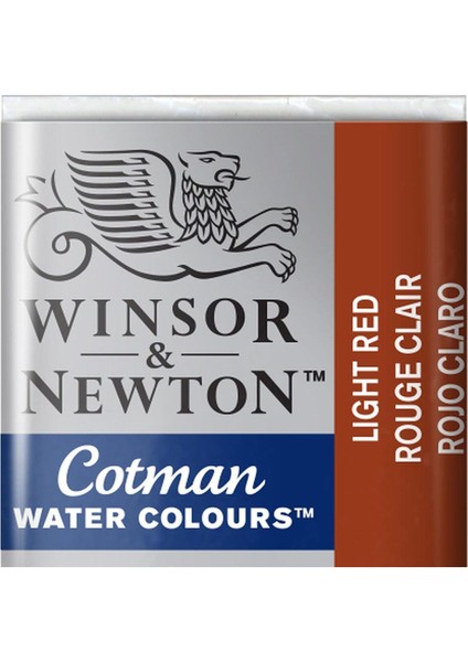 Cotman Sulu Boya Yarım Tablet Light Red 362