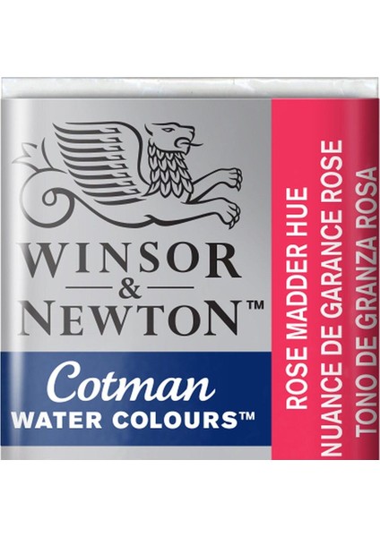 Cotman Sulu Boya Yarım Tablet Rose Madder Hue 580