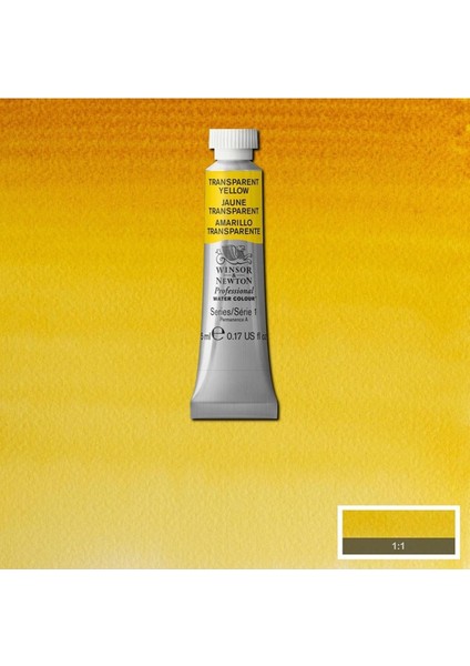 Professional Sulu Boya 5ml Transparent Yellow 653 S.1 modelleri