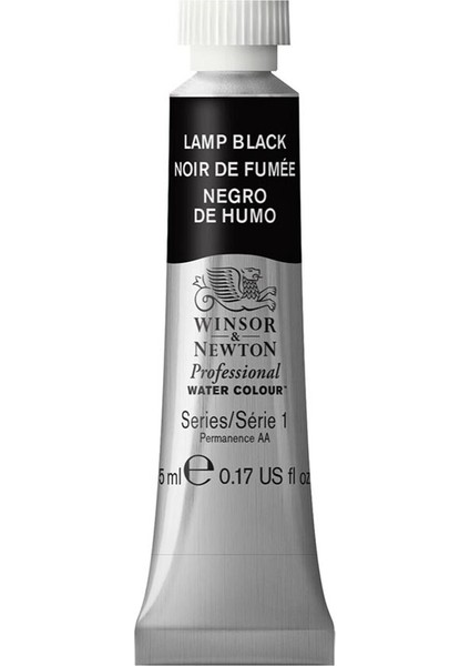 Professional Sulu Boya 5ml Lamp Black 337 S.1