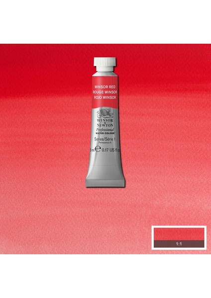 Professional Sulu Boya 5ml Winsor Red 726 S.1 modelleri