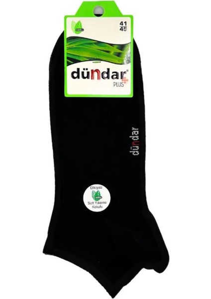 Plus Erkek Bambu Patik Siyah 6'lı 4605