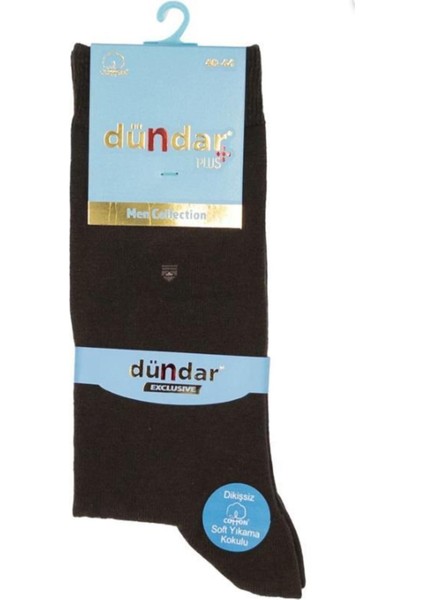 Plus Erkek Lycra Soket Kahve 6'lı 5527