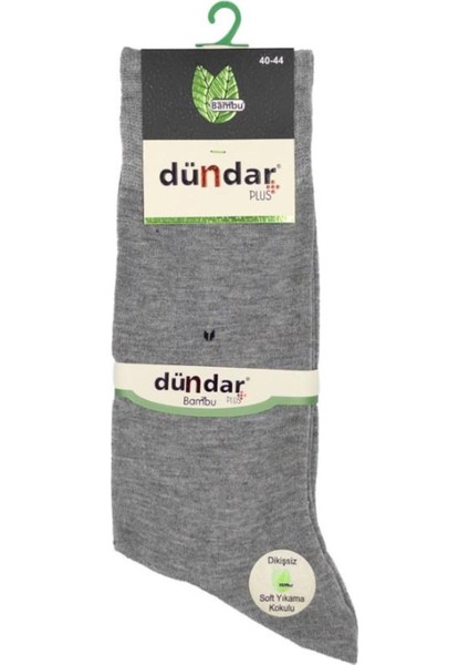 Plus Erkek Bambu Ince Yazlık Gri 12'li 5534
