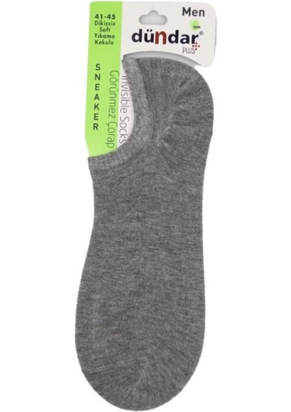Plus Erkek Bambu Sneaker Gri 6'lı 6883