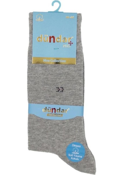 Plus Erkek Lycra Soket Gri 12'li 5527