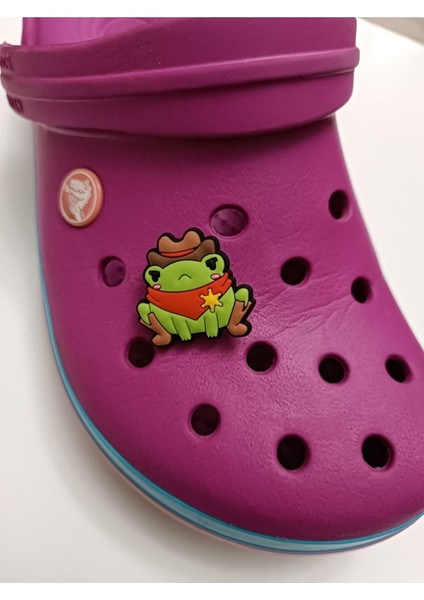 Solishop Terlik Süsü Jibbitz 556 Yeni Gelenler Animal Kurbağa Frog