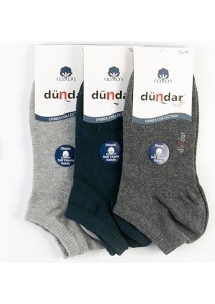 Plus Kadın Ince Patik Koyu Renkler 6'lı 6500