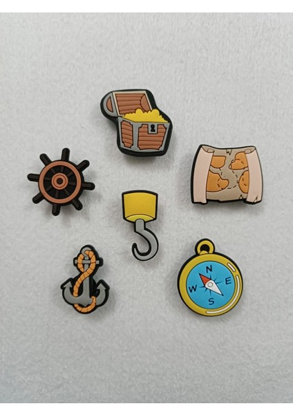 Solishop Crocs Terlik Süsü Jibbitz Korsanlar