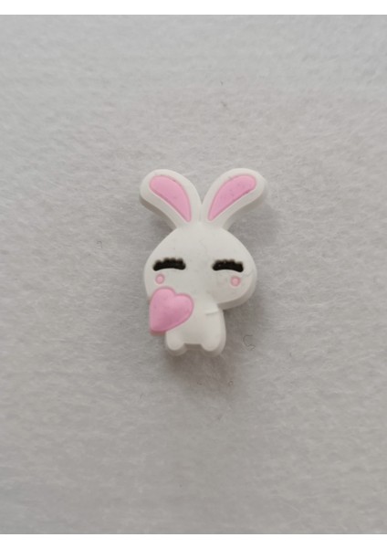 Solishop Crocs Terlik Süsü Jibbitz Tek Ürünler Sevimli Tavşan Girls