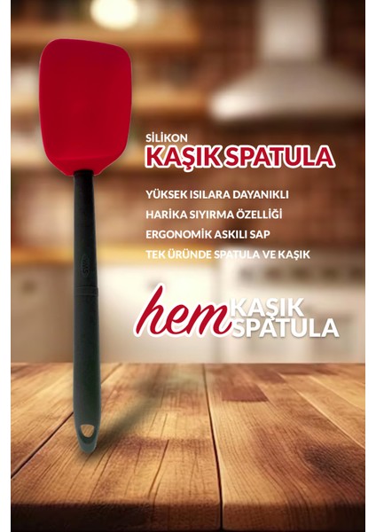 Silikon Kaşık Spatula-Vms-Petra