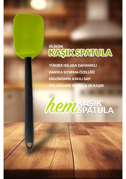 Silikon Kaşık Spatula-Vms-Petra