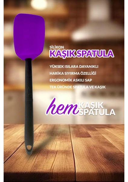 Silikon Kaşık Spatula-Vms-Petra