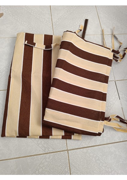 Balkon Perdesi 1. Sınıf Kalite Kahve/krem