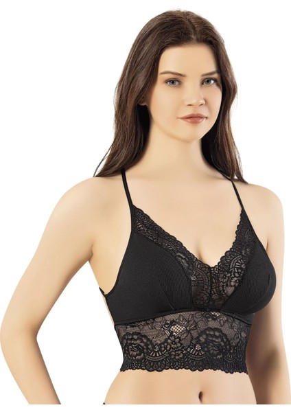 Kadın Pedli Crop Büstiyer BGL-ST03781