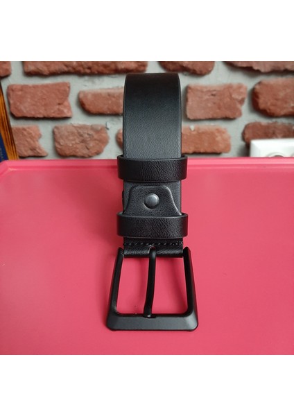 Erkek Spor Kemer 4 Cm. Düz Siyah GVN-0057 fiyatları