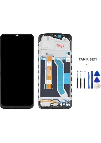 Oppo Realmi C3 LCD Ekran Dokunmatik Çıtalı Ve Tamir Seti