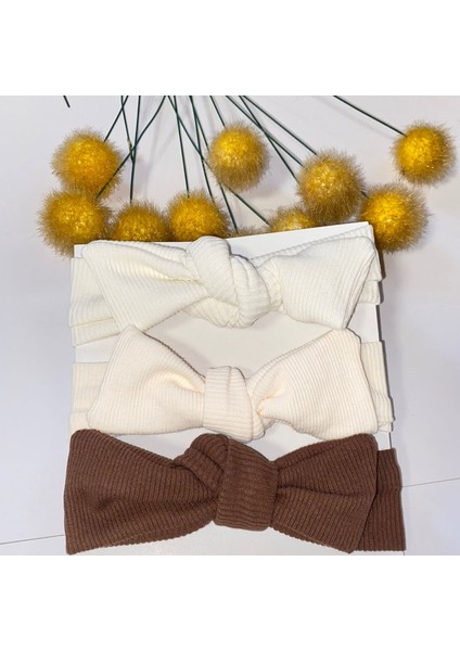 Kız Çocuk Bebek 3’lü Ribana Bandana Seti