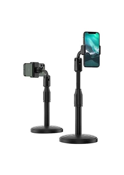 Dıamond Moda 360 Derece Döndürülebilir Masaüstü Teleskopik Telefon Standı Çok Fonksiyonlu Telefon Tutucu