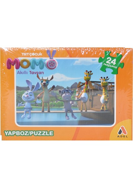 Momo Akıllı Tavşan 24 Parça Puzzle