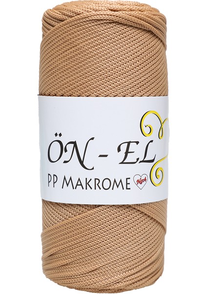 Nazik Endam Nazikendam Önel Polyester Makrome Ipi 200 Gr. | Bej