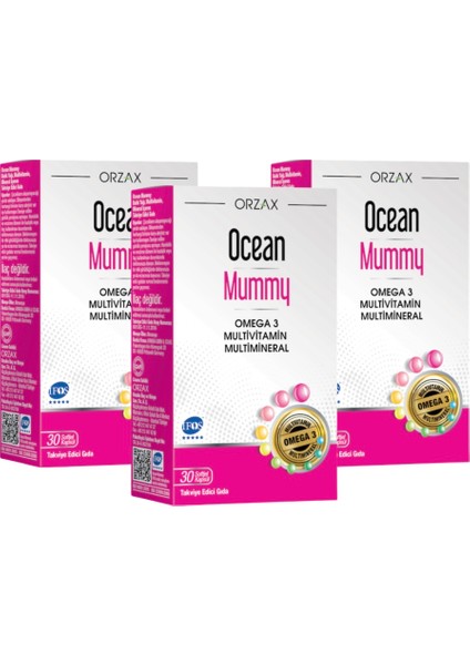 Ocean Mummy 30 Kapsül 3 Kutu