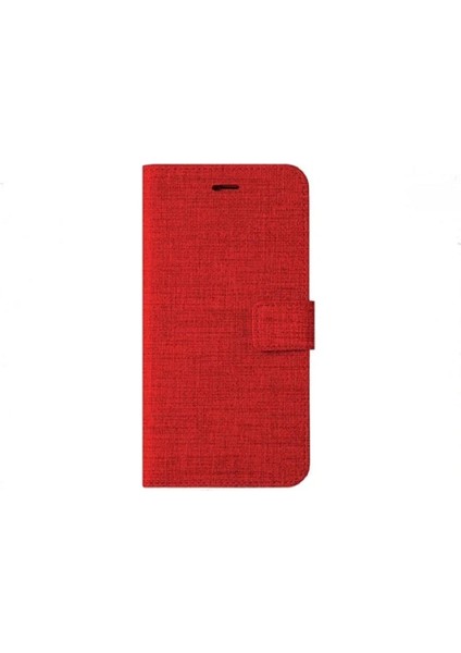 General Mobile Gm 21 Pro Kapaklı Cüzdanlı Kumaş Desenli Kılıf