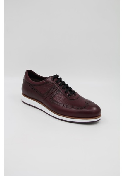 020278 Erkek Casual Ayakkabı - Bordo fiyatları