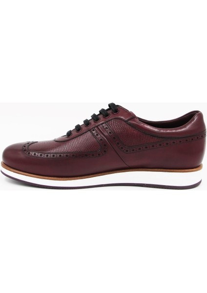 020278 Erkek Casual Ayakkabı - Bordo fırsatları