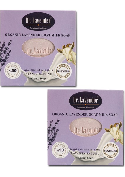 Dr. Lavender Lavanta Yağlı Keçi Sütü Sabunu 2 Adet 100 gr