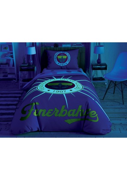 Fenerbahçe Light Glow Tek Kişilik Lisanslı Nevresim Takımı