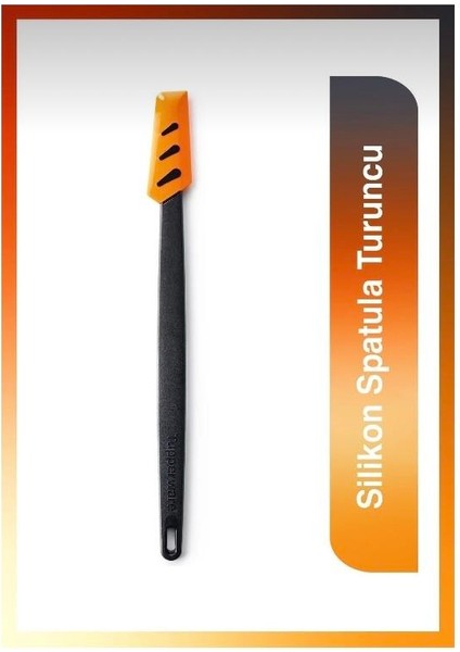 Ince Turuncu Spatula Modern Peri Silikon Spatula