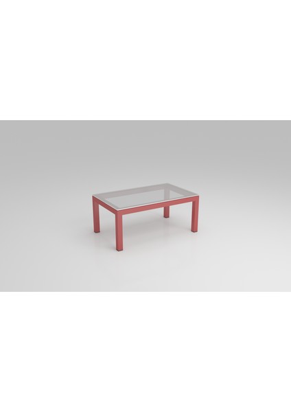 Camlan Dikdörtgen Orta Sehpa