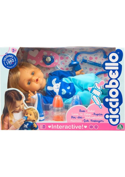 CCB69000 Cicciobello Çok Hastayım Yeni +3 Yaş