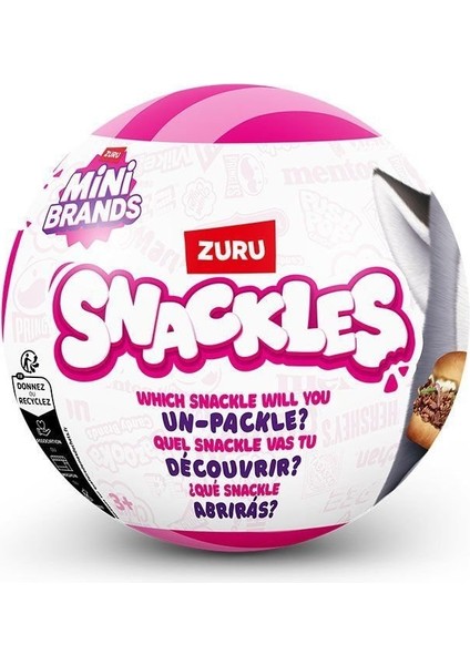 5UA00000 Snackles Aburcubur Surpriz Peluş 12 cm